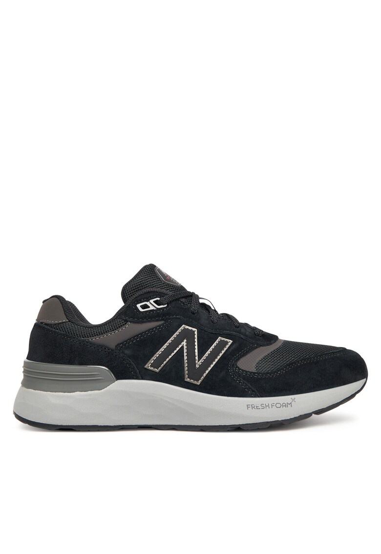 Pantofi sport barbati - Walking 880 - piele naturala - negru