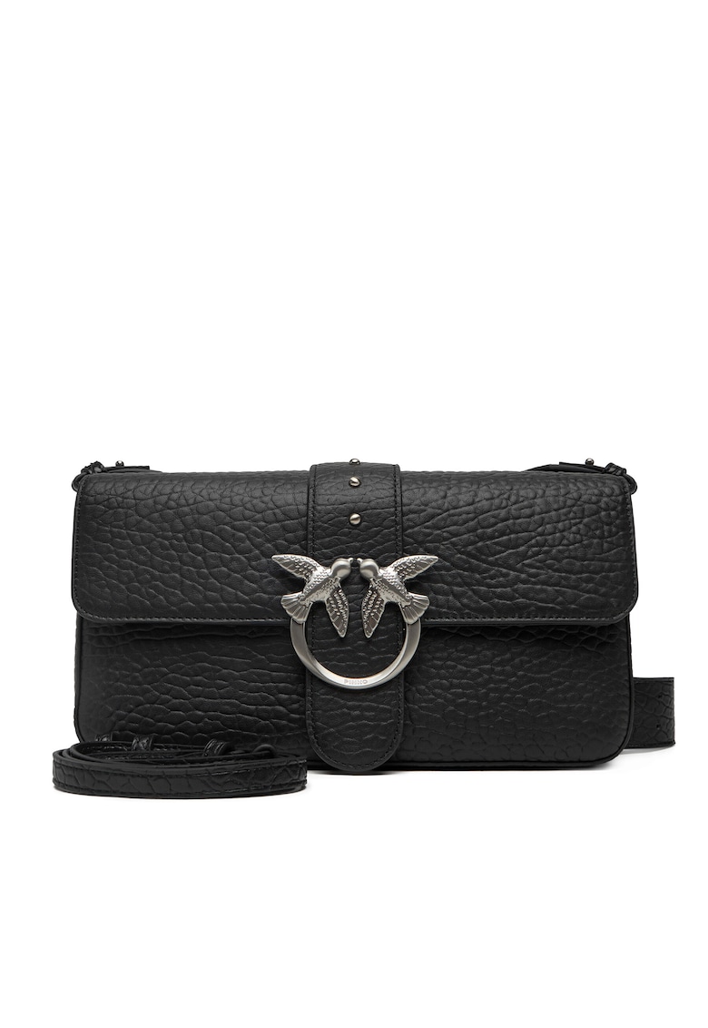 Geanta dama Nero Z99E - piele naturala - roz - model Love One Classic Slo