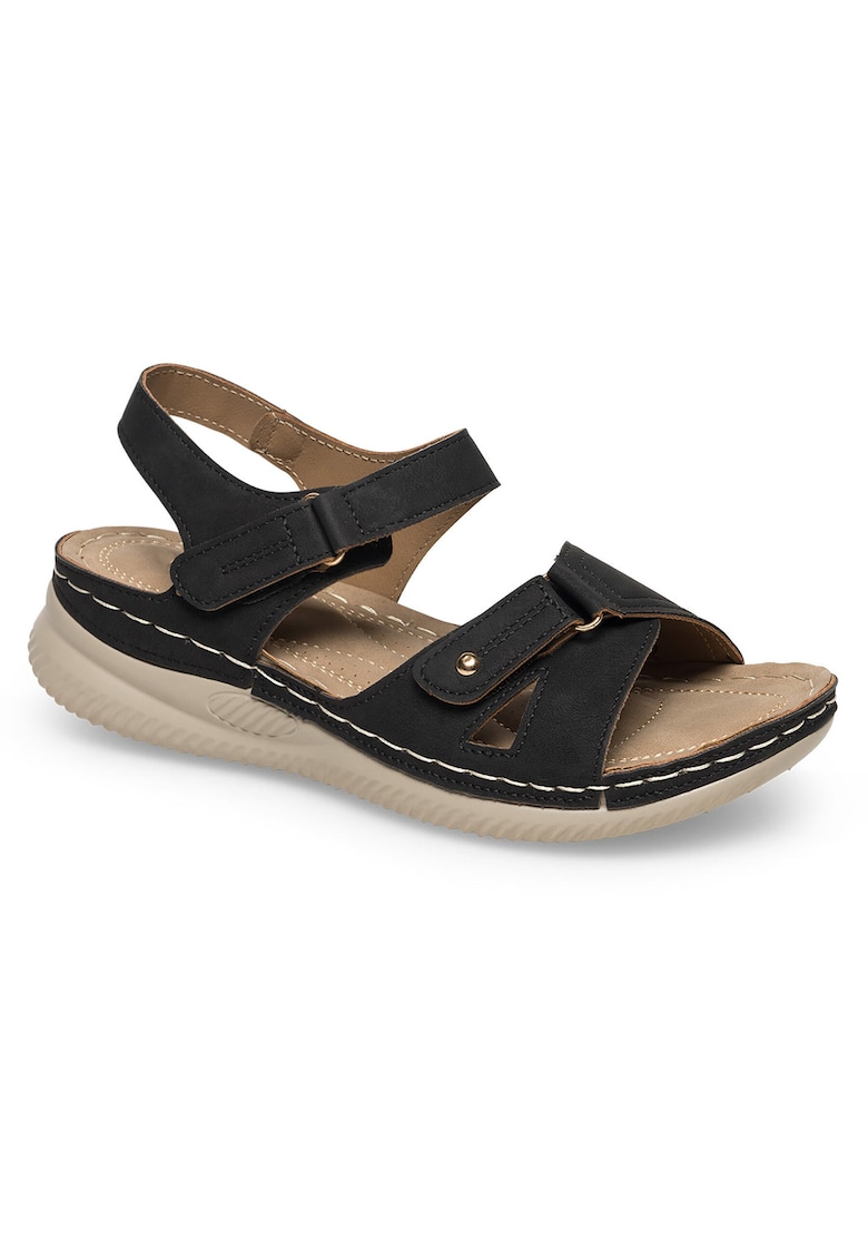 Sandale dama - dwqf - Negru