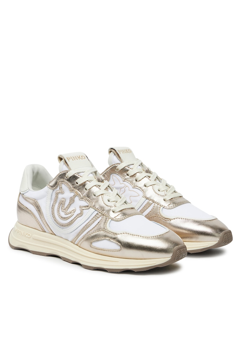 Pantofi sport dama Platinum Z22 SS0087P085 - piele naturala - auriu