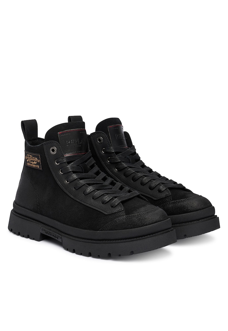 Pantofi barbat - piele naturala - negru - 45 EU -
