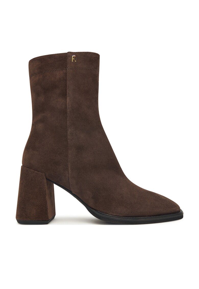Botine dama YK05FUD-Y61 - Piele naturala - Maro -