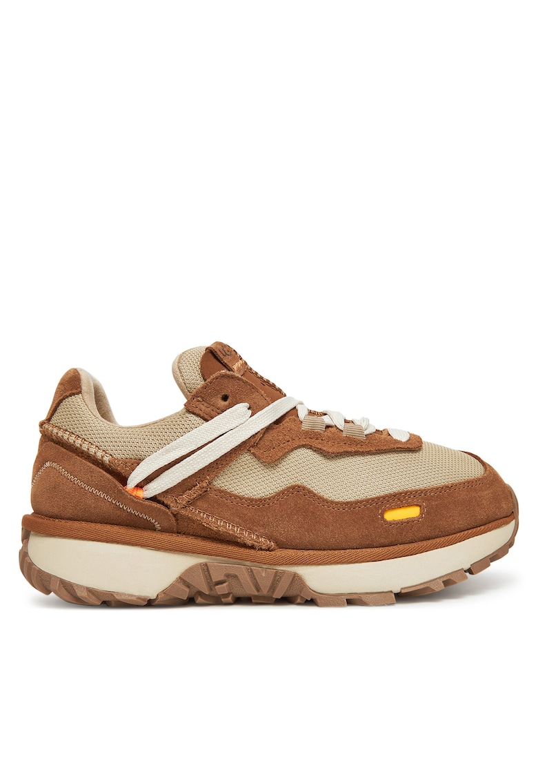 Pantofi sport dama - piele naturala - maro/bej