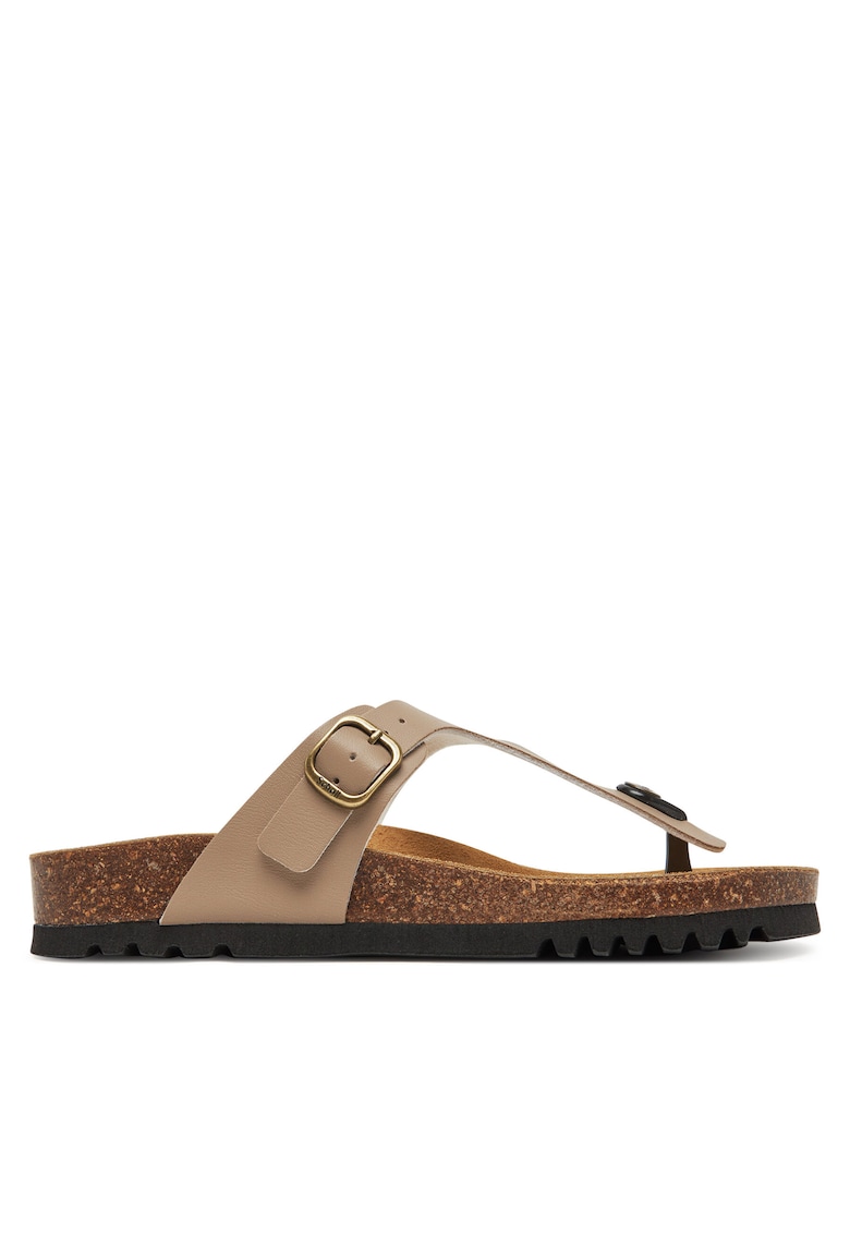 Slapi dama Taupe 1062 - piele ecologica -