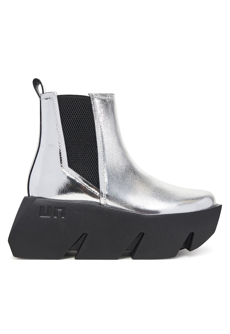 United Nude Ghete dama - piele naturala - argintiu