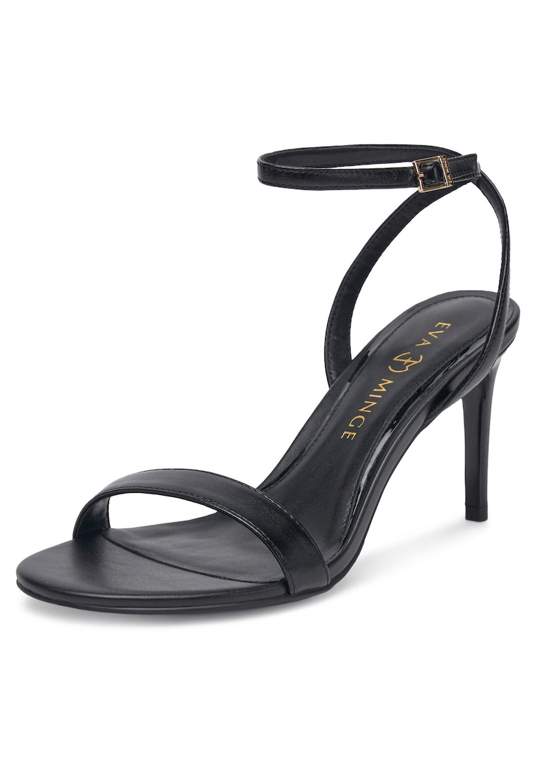 Sandale dama - piele naturala - negru -