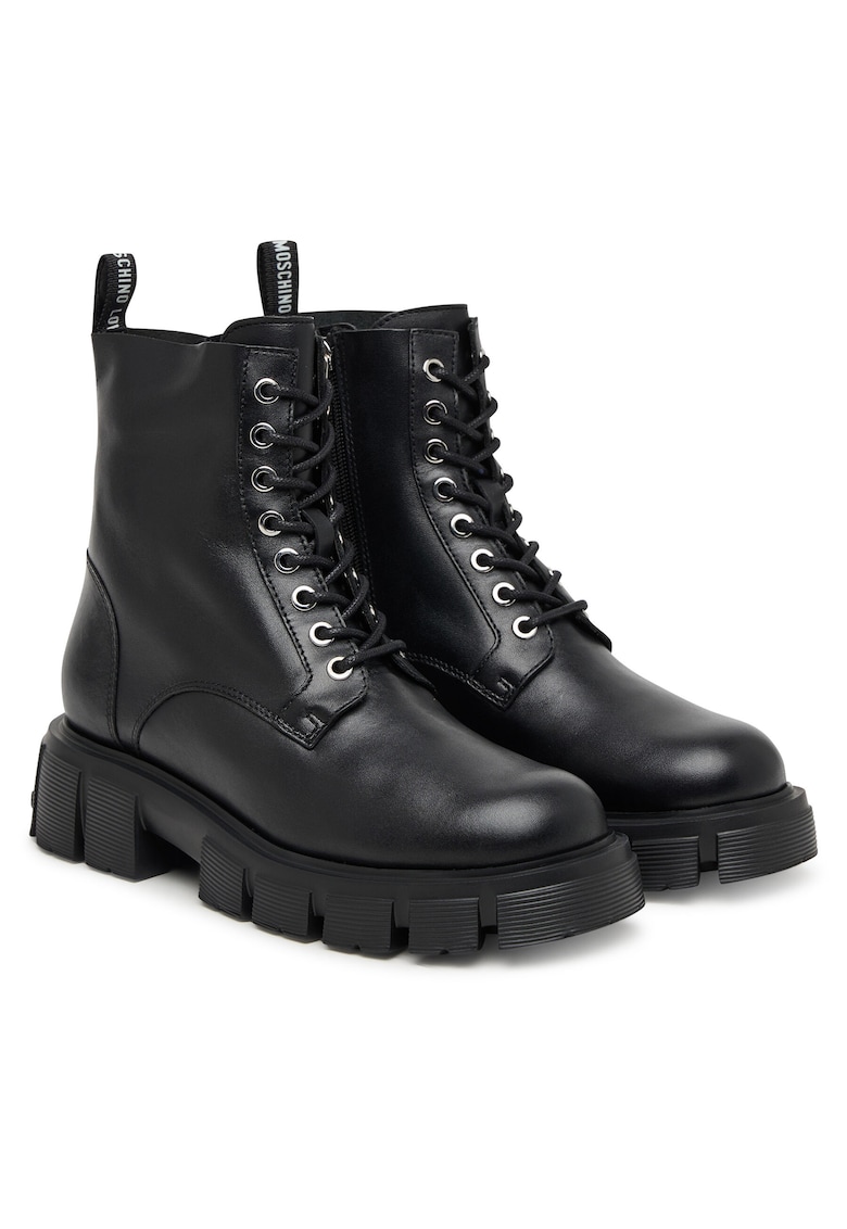 Love Moschino Ghete dama - piele naturala - negru JA24085G0NIA000A
