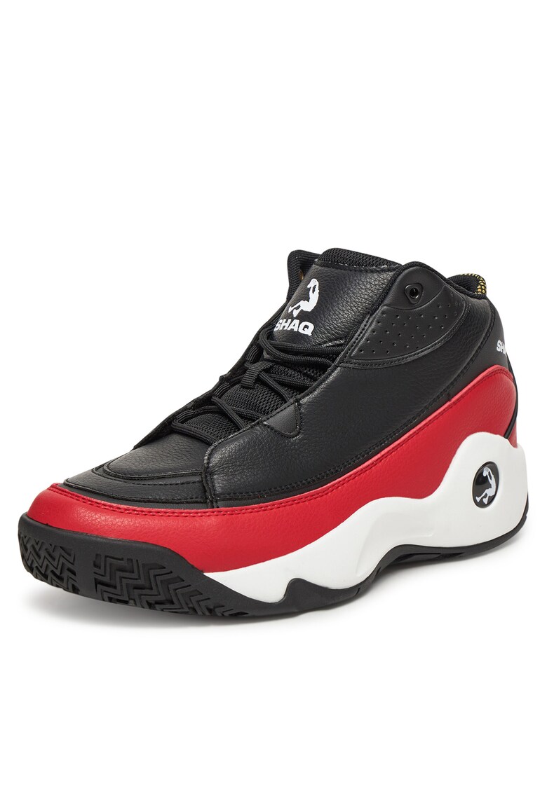 Pantofi sport barbati baschet - rosu/negru - textil