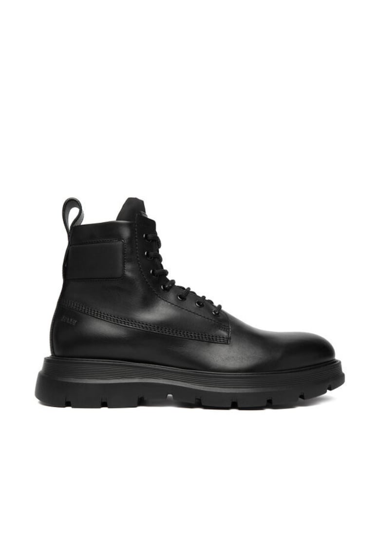Fabi Ghete barbati piele naturala - culoare negru - model SP. -