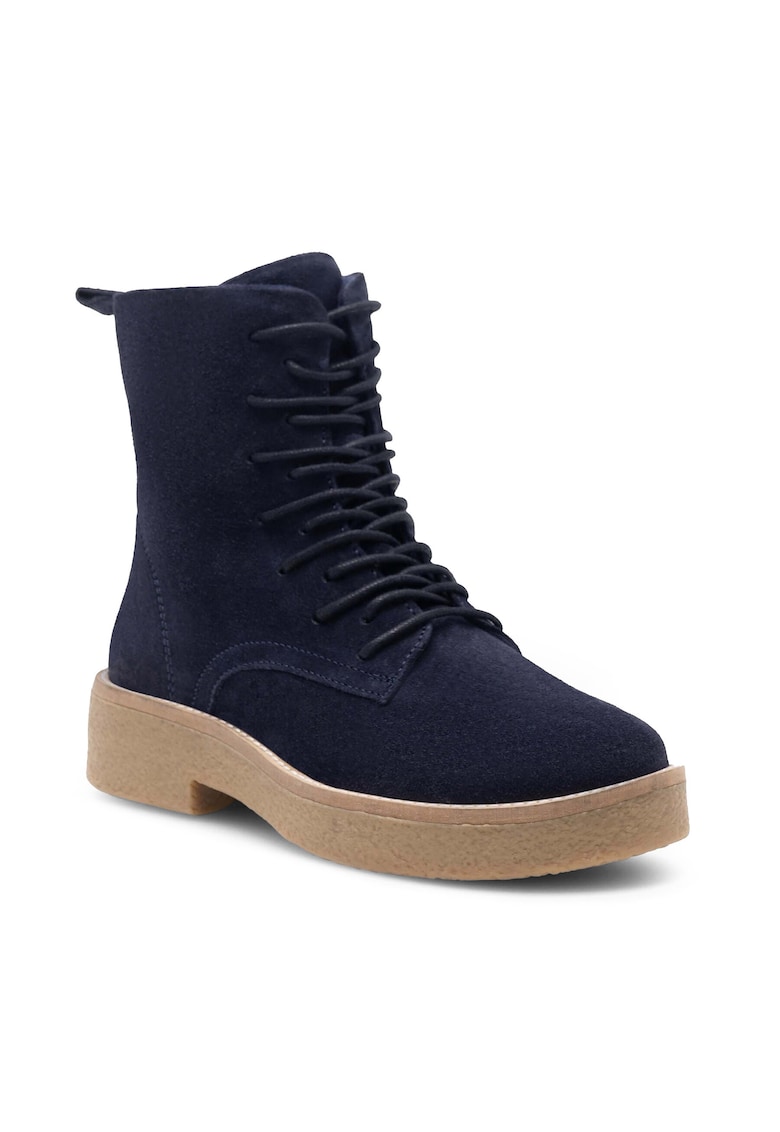 Botine dama - bleumarin - piele naturala KAP-C1045-01SB -