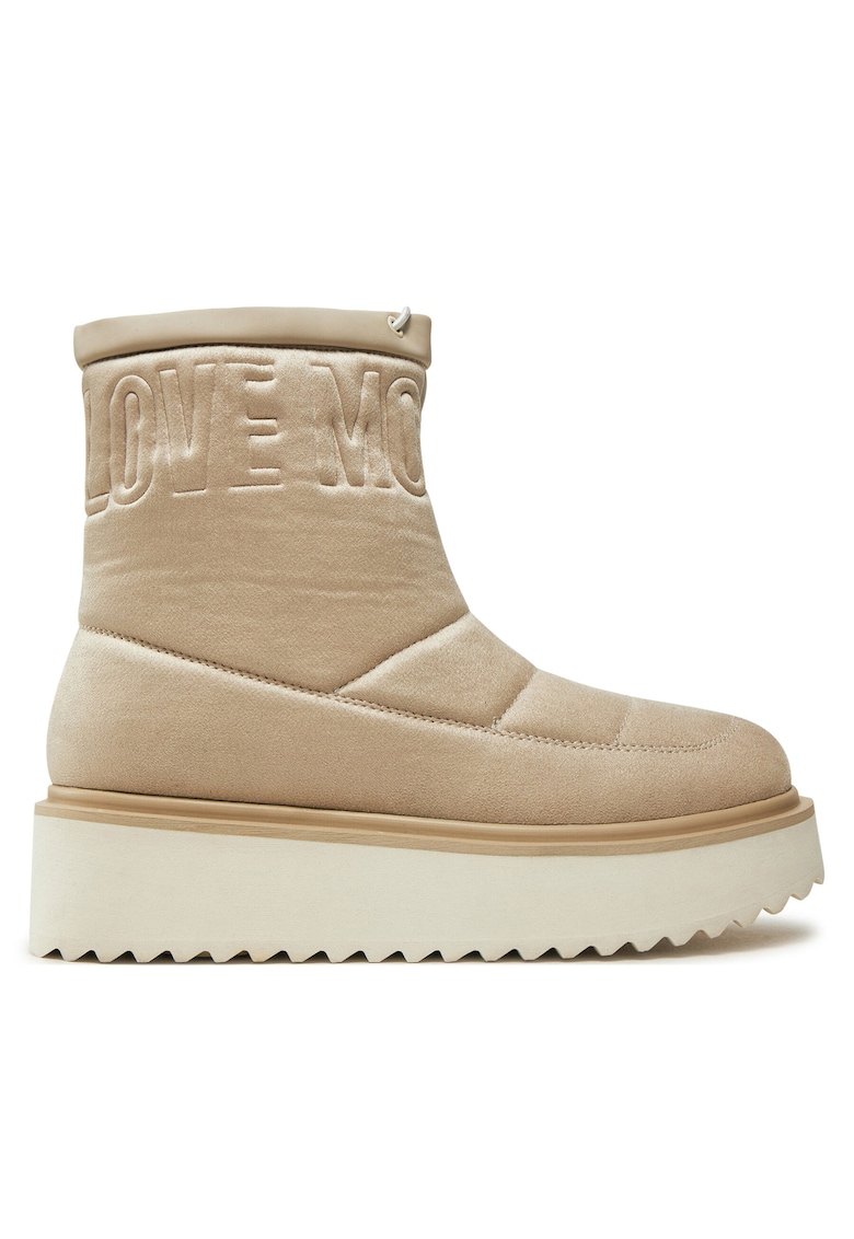Botine femeie - tesatura - bej -