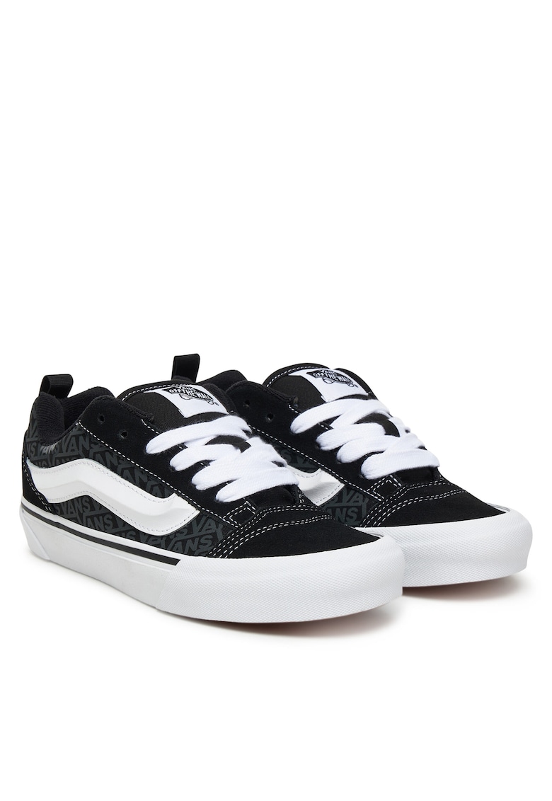 Tenisi copii - Knu Skool - piele naturala - negru