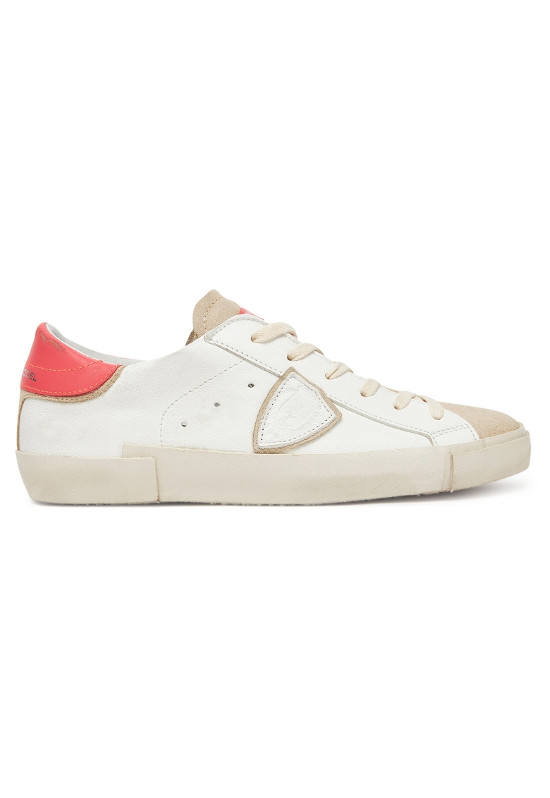 Tenisi dama A009783 - piele naturala - alb/bej