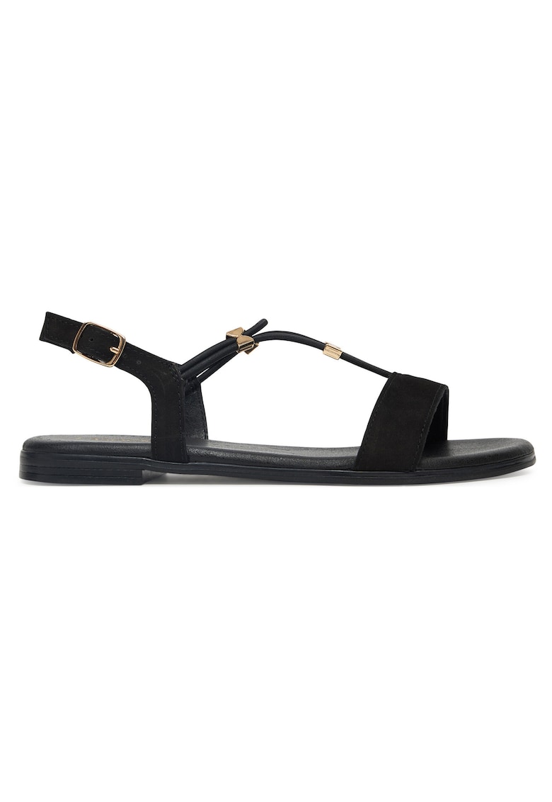 Sandale dama - piele - negru - stil elegant - Negru