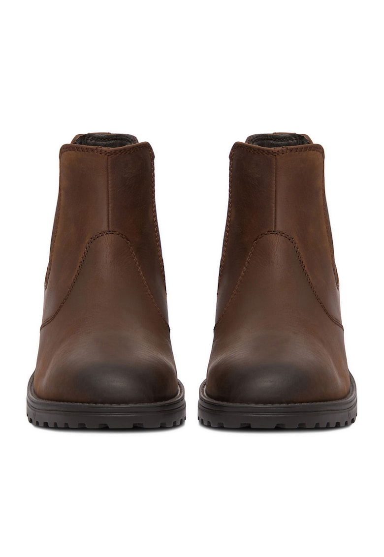 Ghete barbati - piele naturala - maro