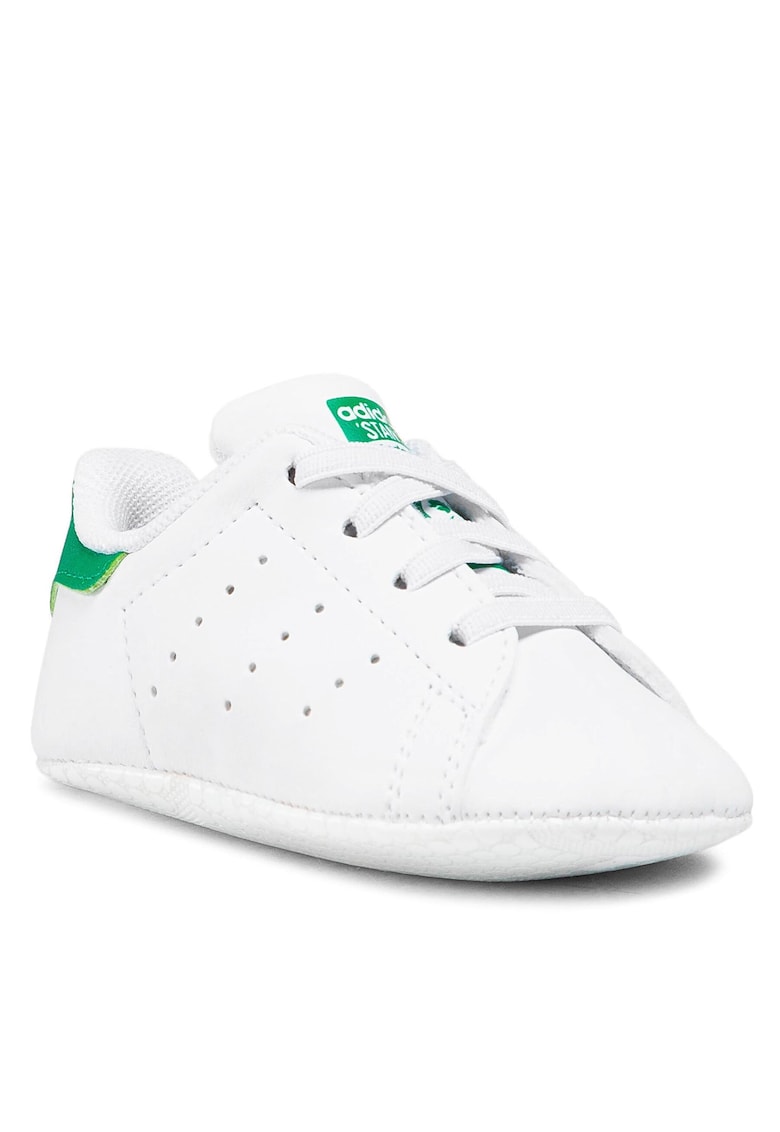 Pantofi copii - Stan Smith Crib - piele ecologica - alb verde