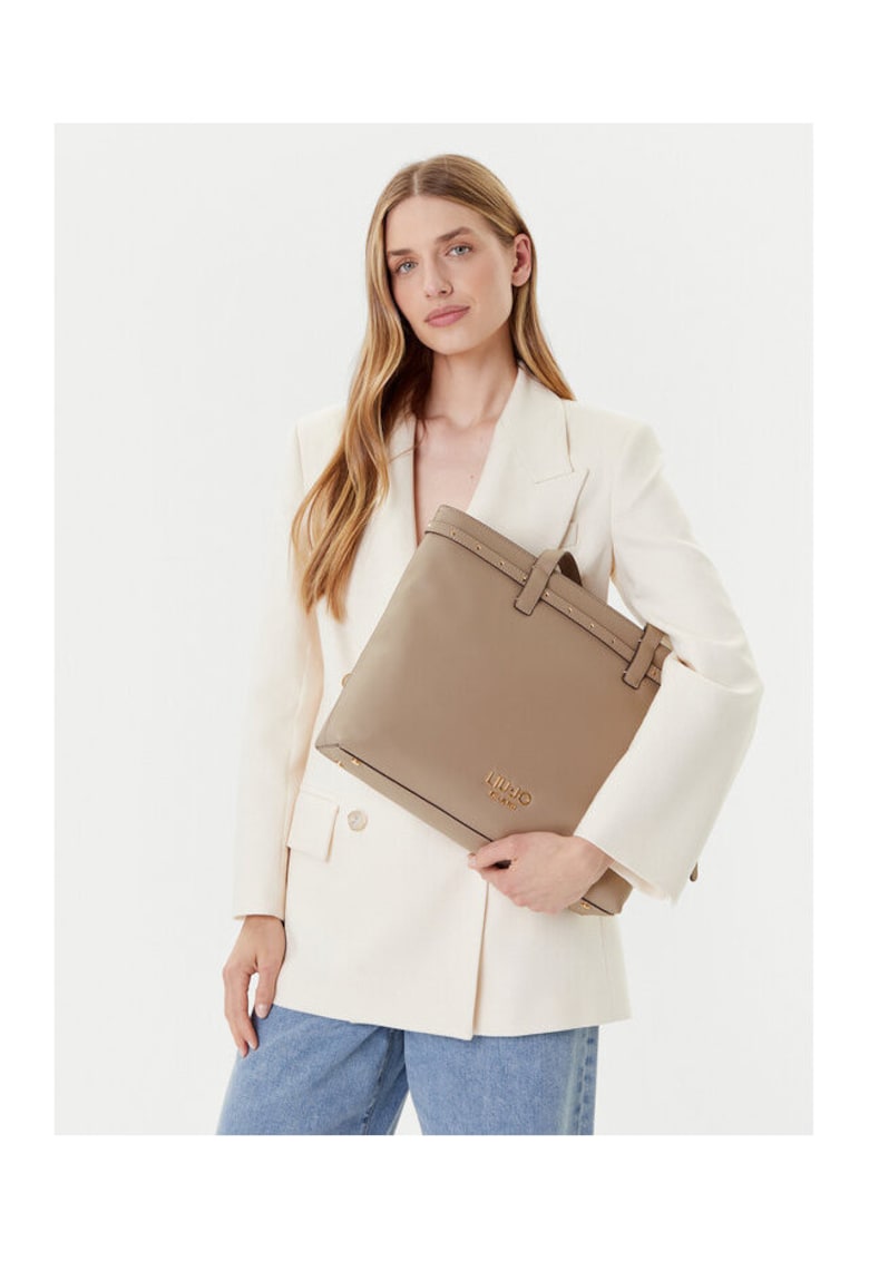 Geanta dama Desert Taupe 71105 M - ecologica - 30x45cm
