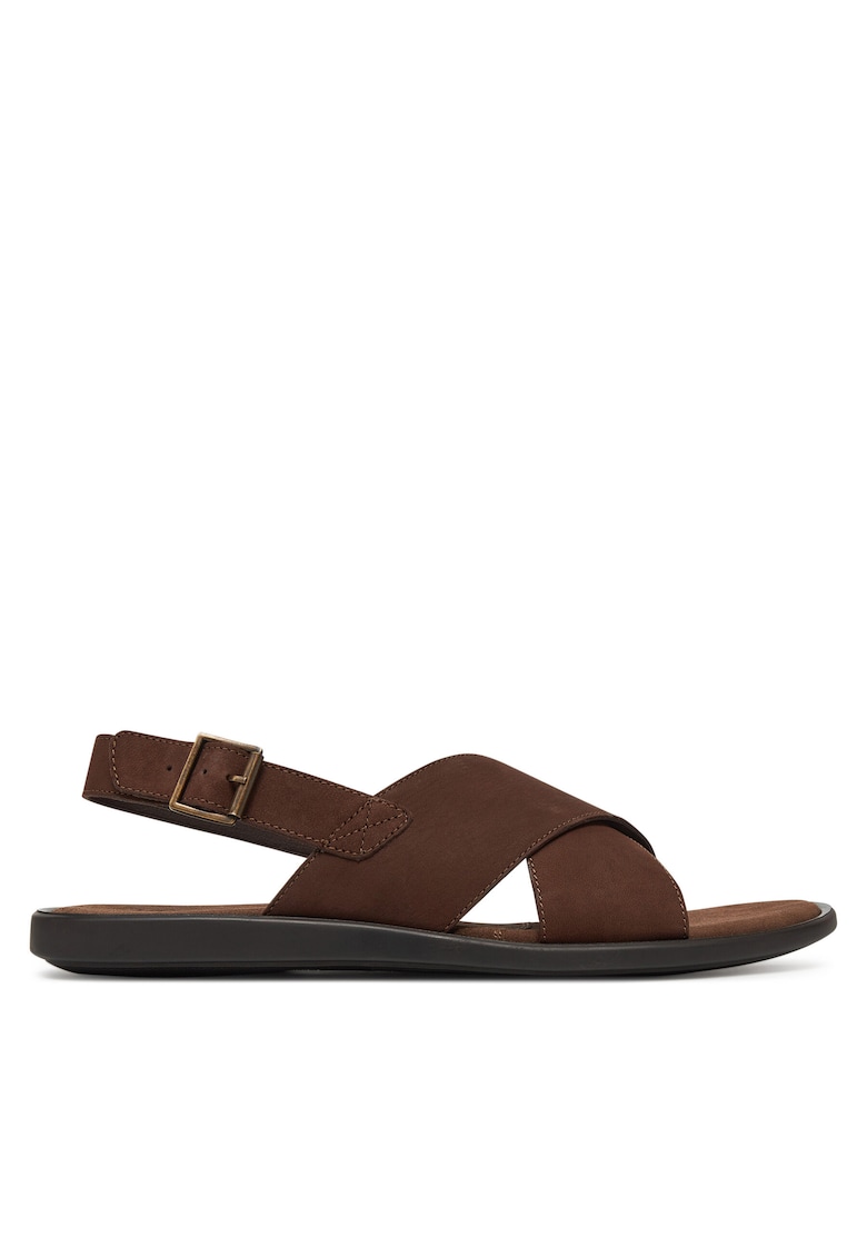 Sandale barbati GRAZER-15 - piele naturala - maro