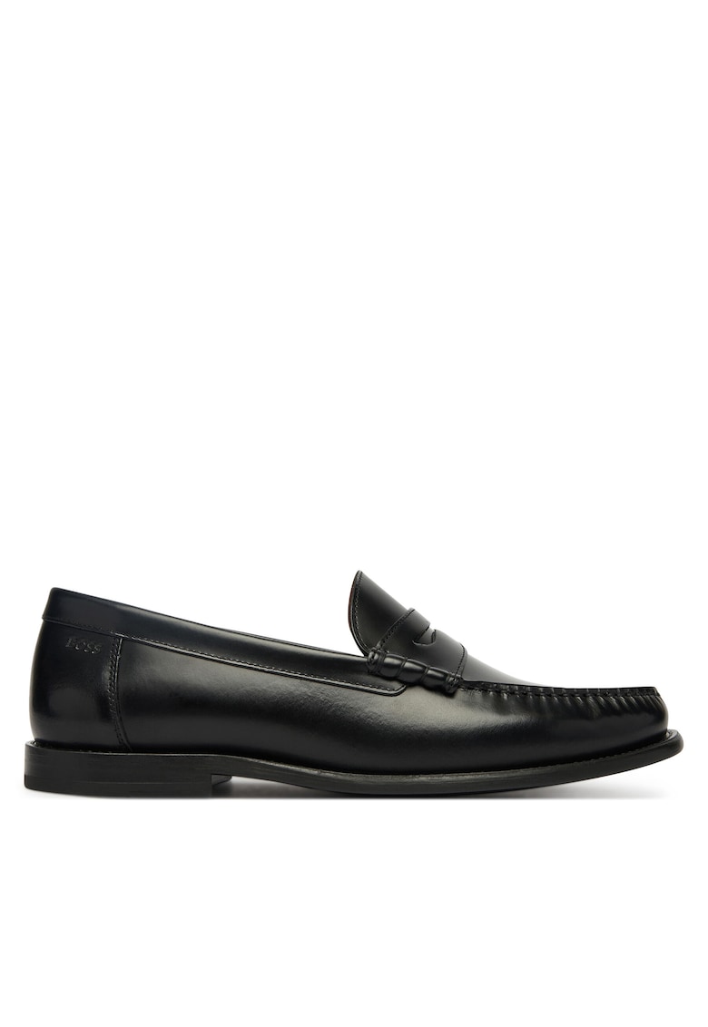 Mocasini barbati Tevan - piele naturala - negru