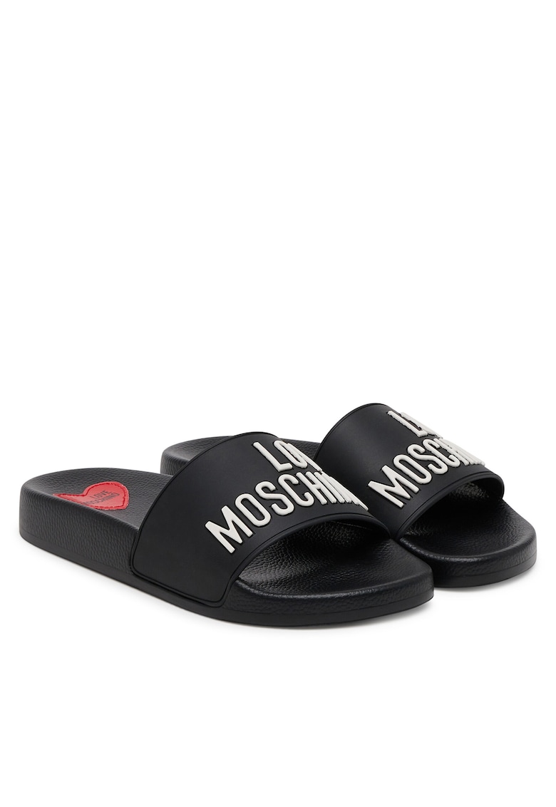 Slapi - papuci dama - negru