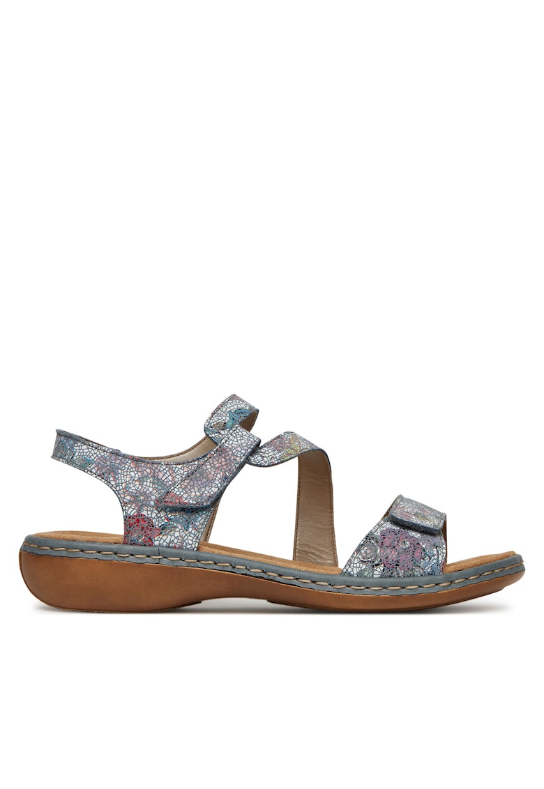 Sandale dama multicolor - piele naturala - Multicolor
