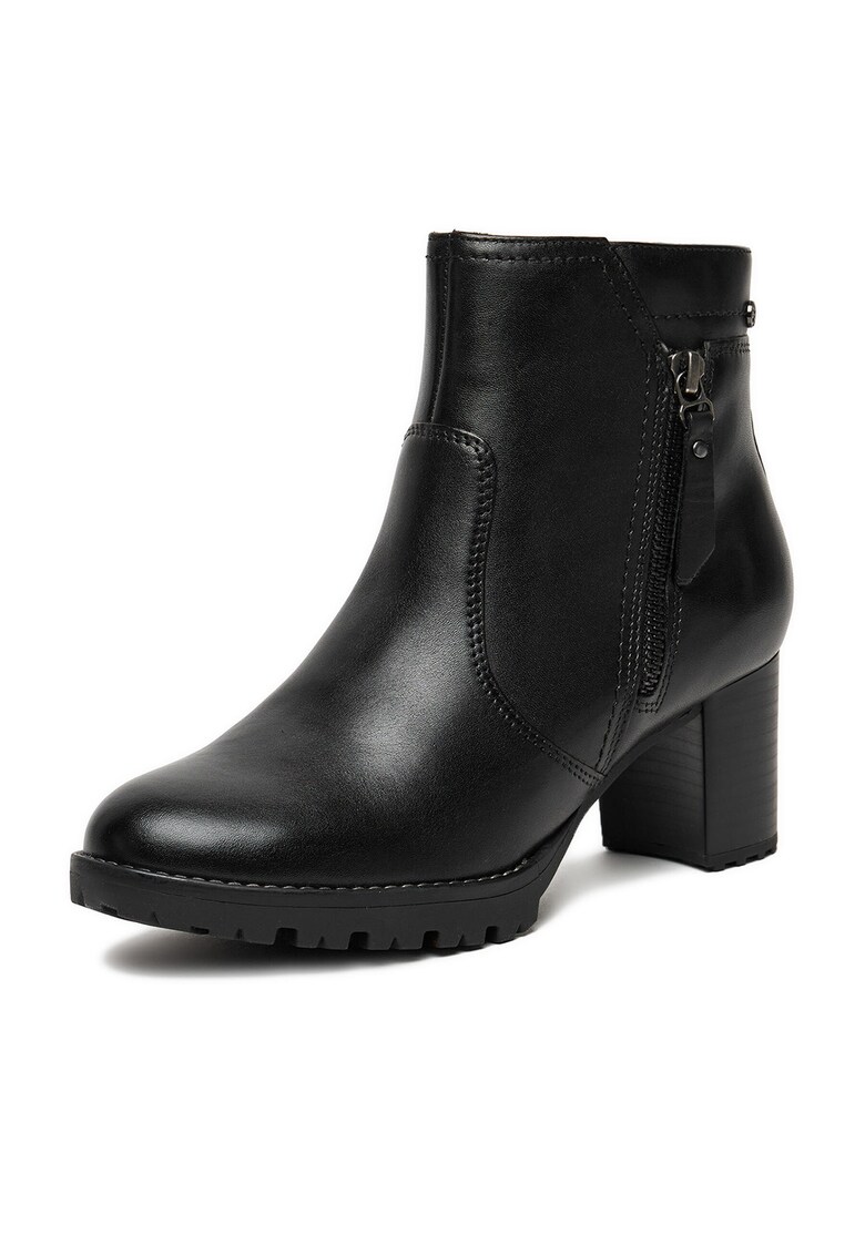 Botine dama - piele naturala - negru - CEO-WB-LETICIA-01 - Negru