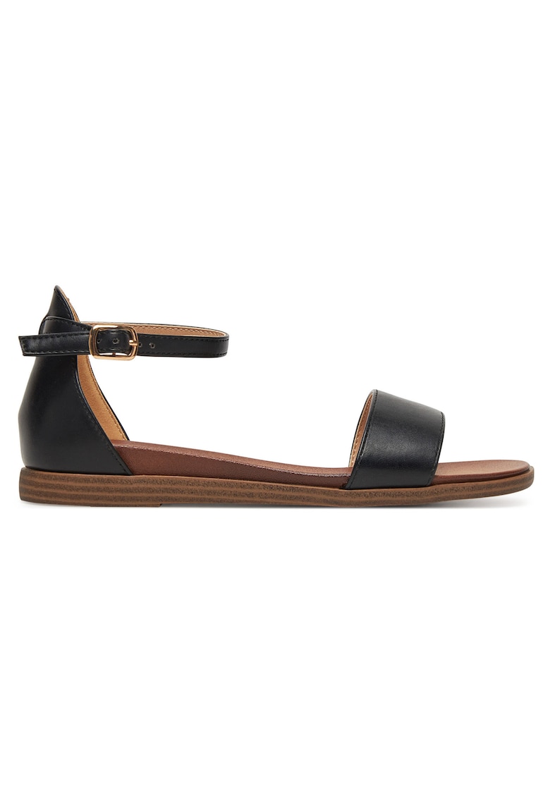 Sandale dama - material textil - Negru