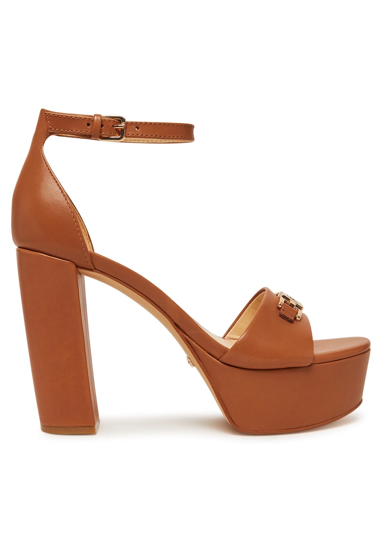 Sandale dama piele naturala - model FLJSET LEA03 - Maro