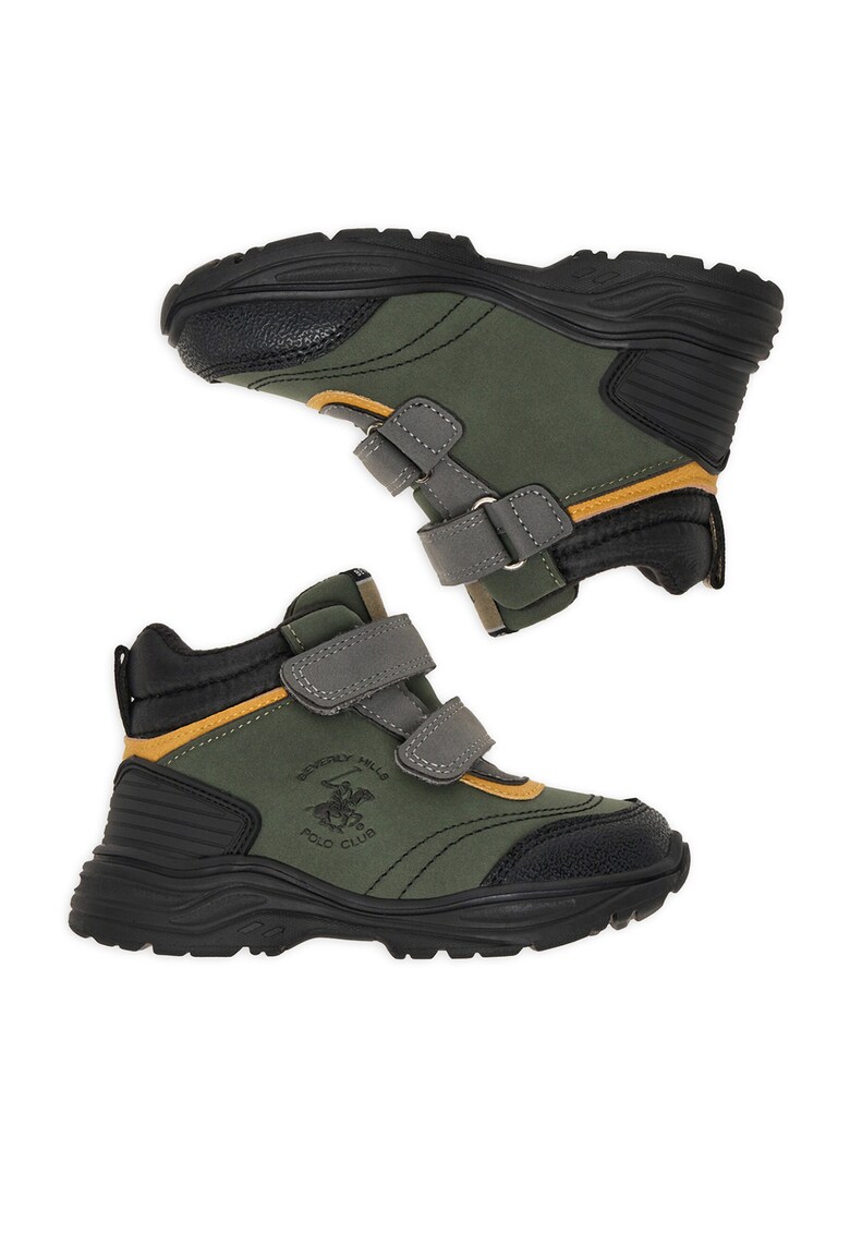 Ghete copii - kaki - tesatura textila