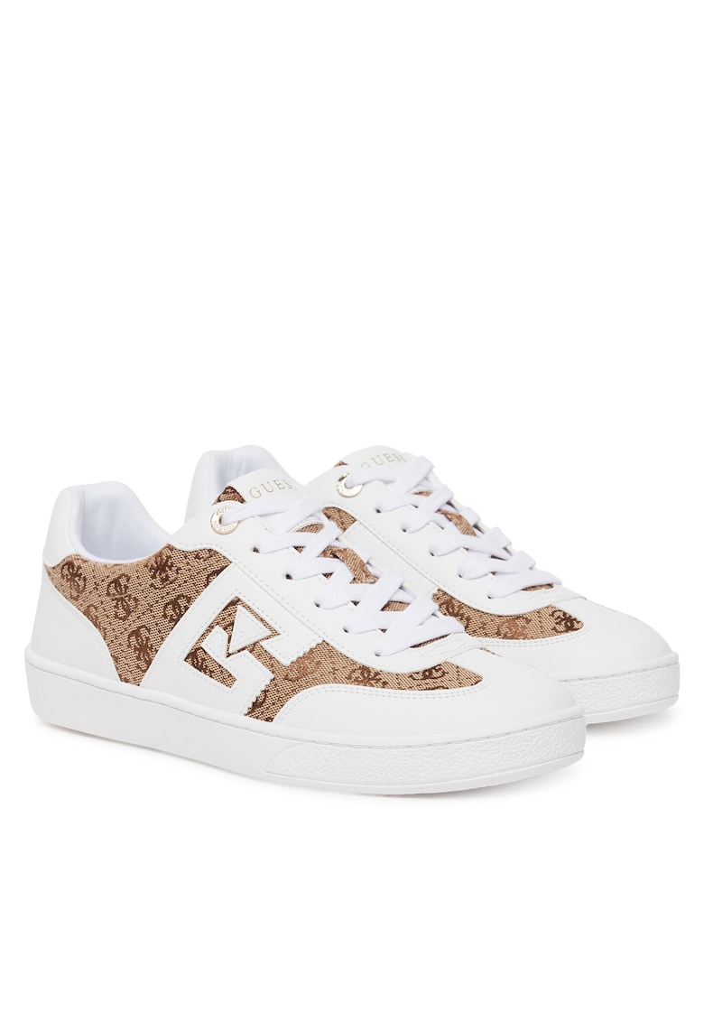 Pantofi sport dama - WHIBR - piele naturala - alb