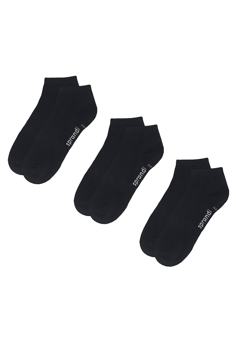 Set 3 x Perechi sosete scurte barbati - negru