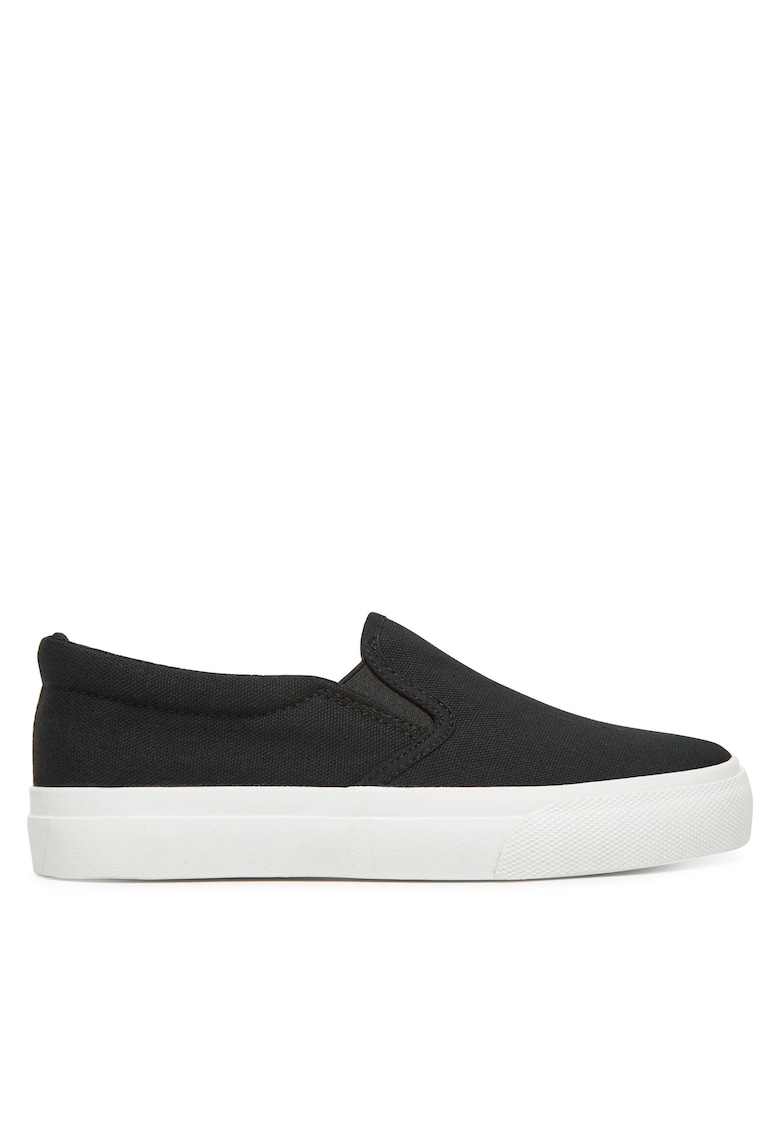 Pantofi copii - tenisi - negru - tesatura textila