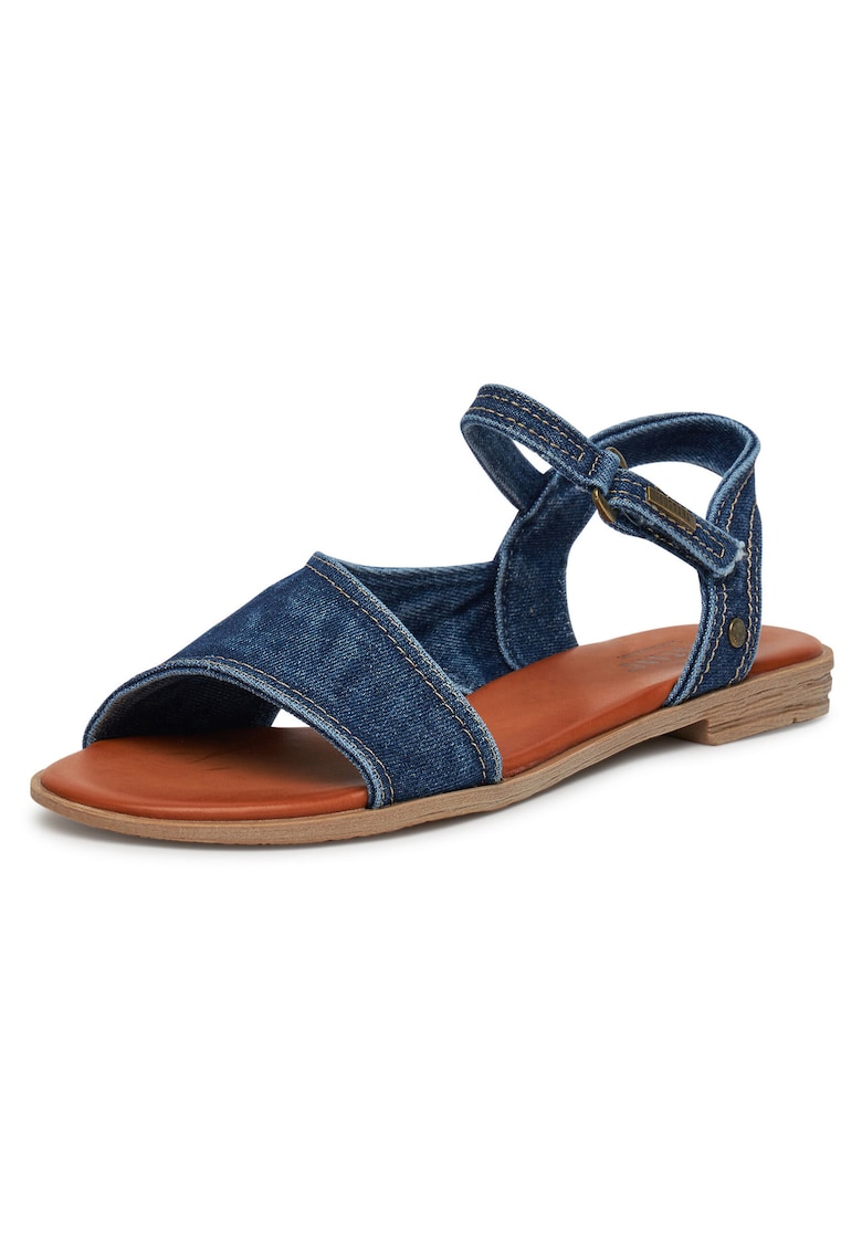 Sandale dama bleumarin - textil