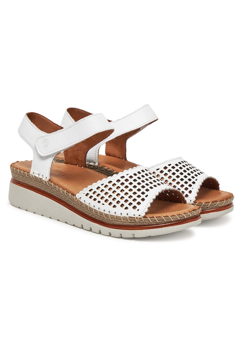 Sandale dama Weiss 03 - piele naturala - alb