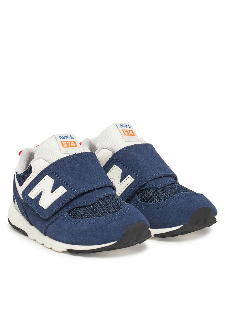 Pantofi sport copii - NW574VPN - piele naturala - albastru