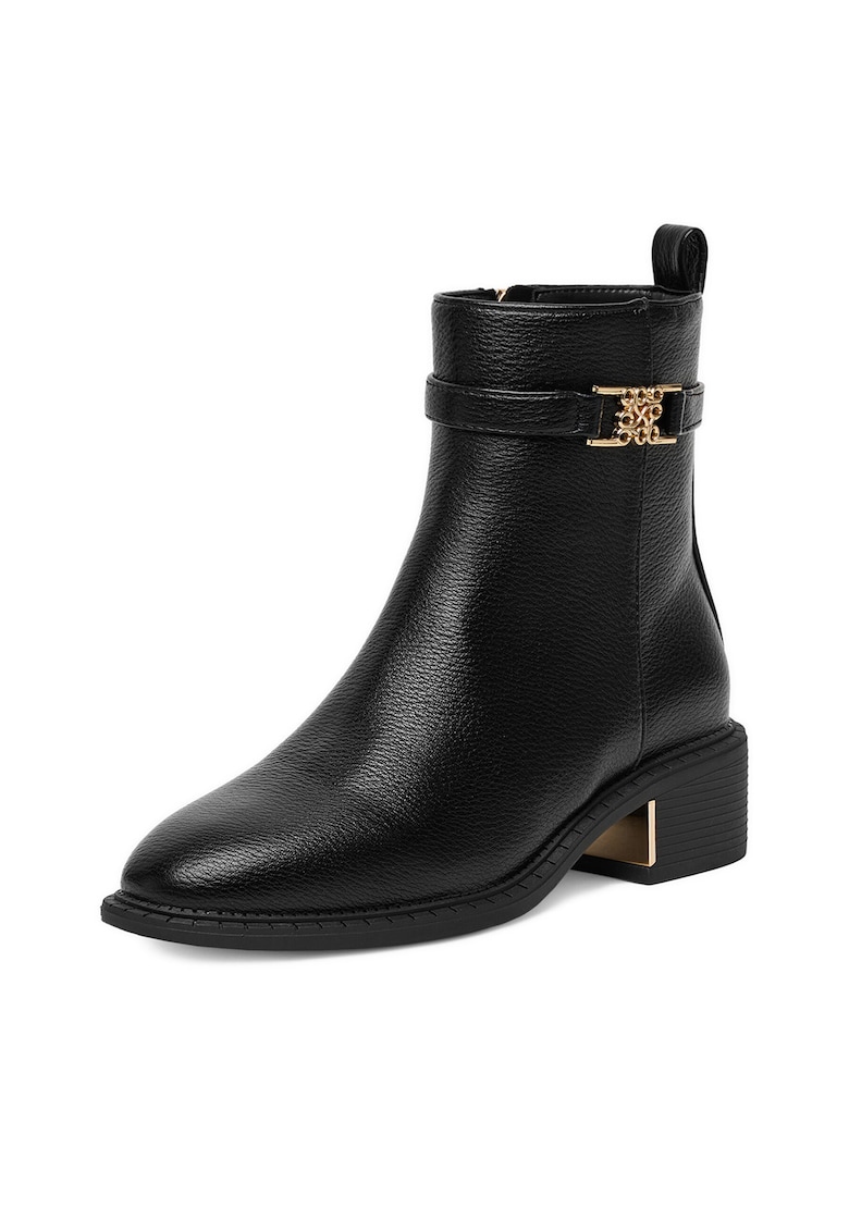 Botine dama CEO-GAJDA-01 - Textil - Negru