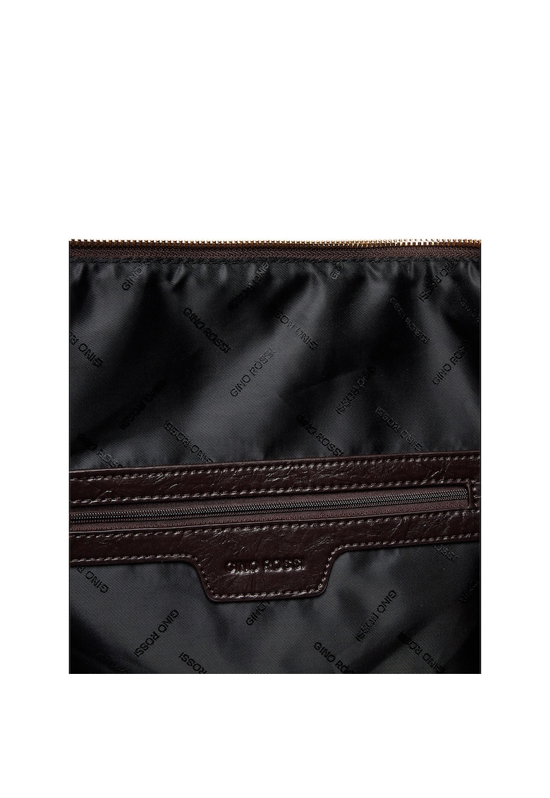 Geanta dama C-ZAINA-RX8784 - culoare brown - material textil