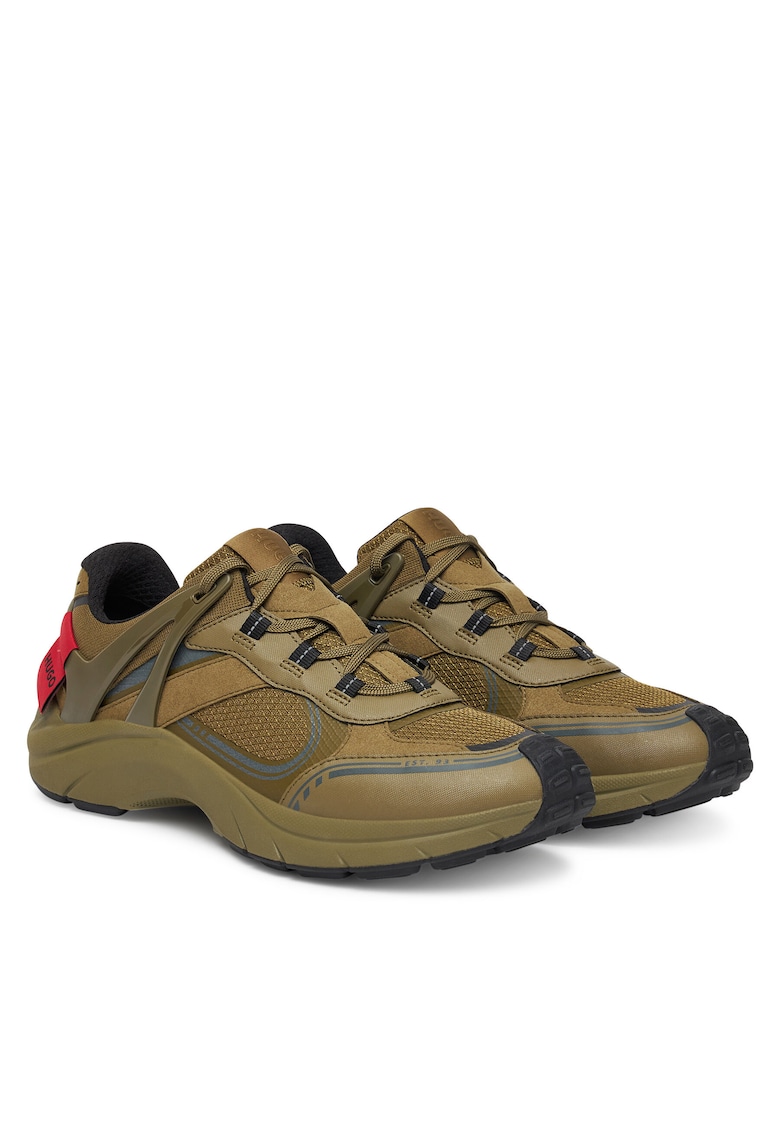 Adidasi barbati - alergare - verde - piele ecologica