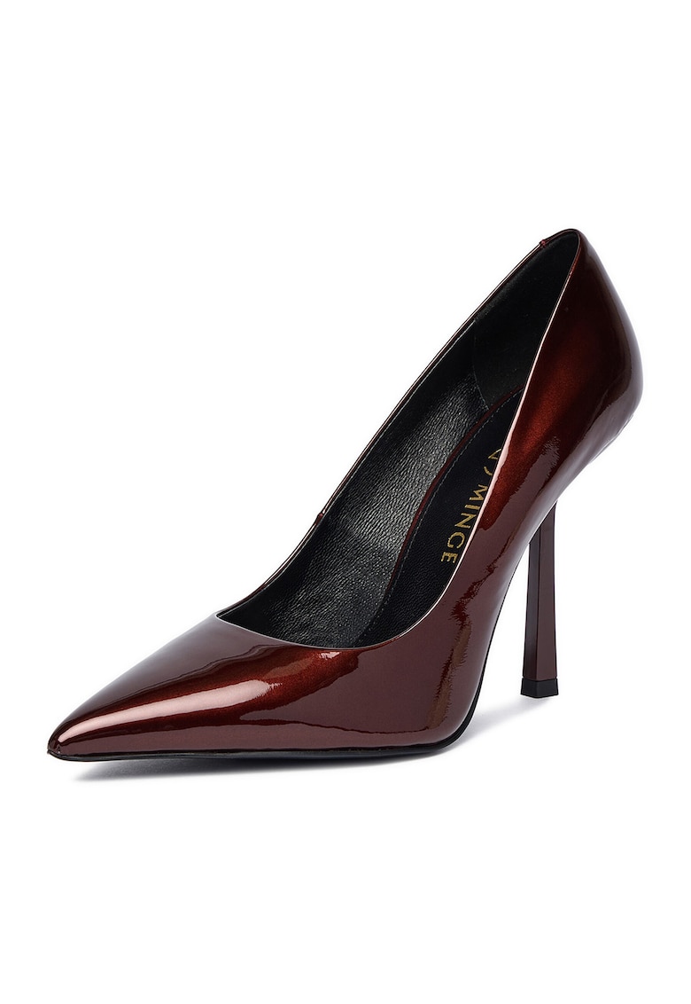 Pantofi dama - toc - piele naturala - Bordeaux