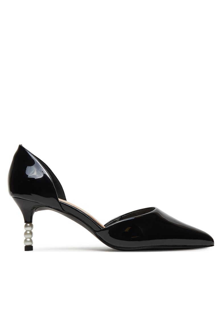 Pantofi dama - cu toc - piele naturala - negru