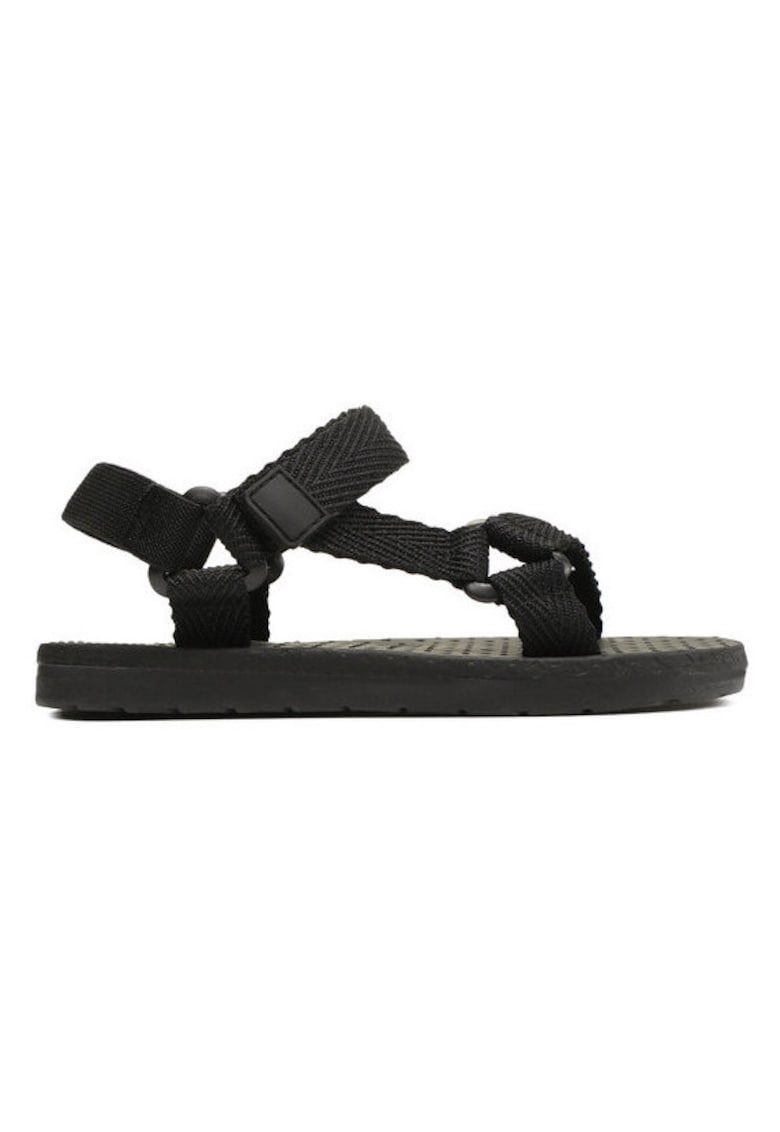 Sandale copii negru - tesatura -