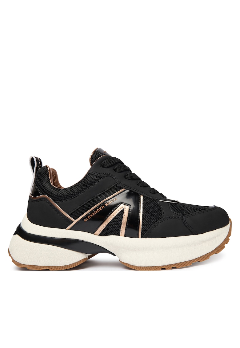 Pantofi sport dama - Negru - piele naturala