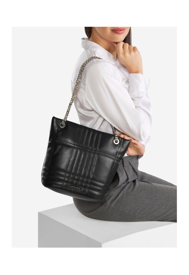 Geanta dama model JH6257-BR - culoare neagra - material sintetic