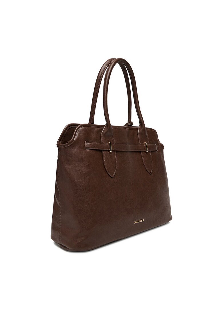 Geanta dama model C-ADIANA-LDA8066 - culoare brown - material textil.