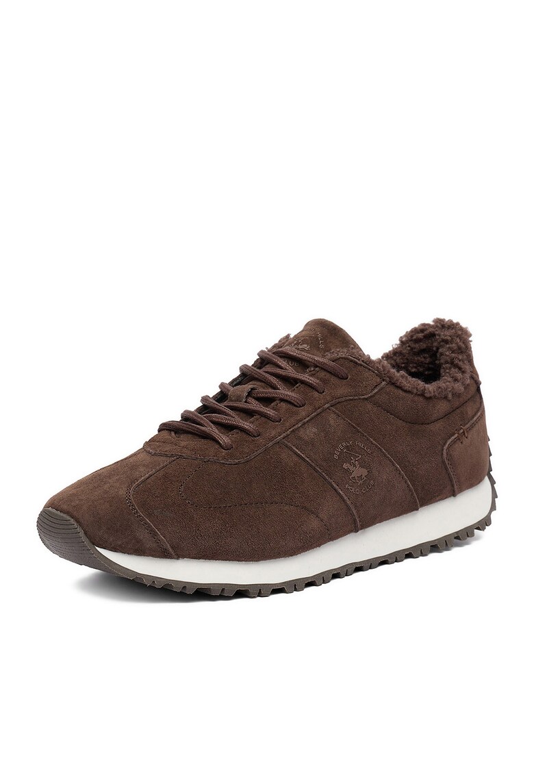 Tenisi dama - EO-V12-1187 - piele naturala - maro inchis -