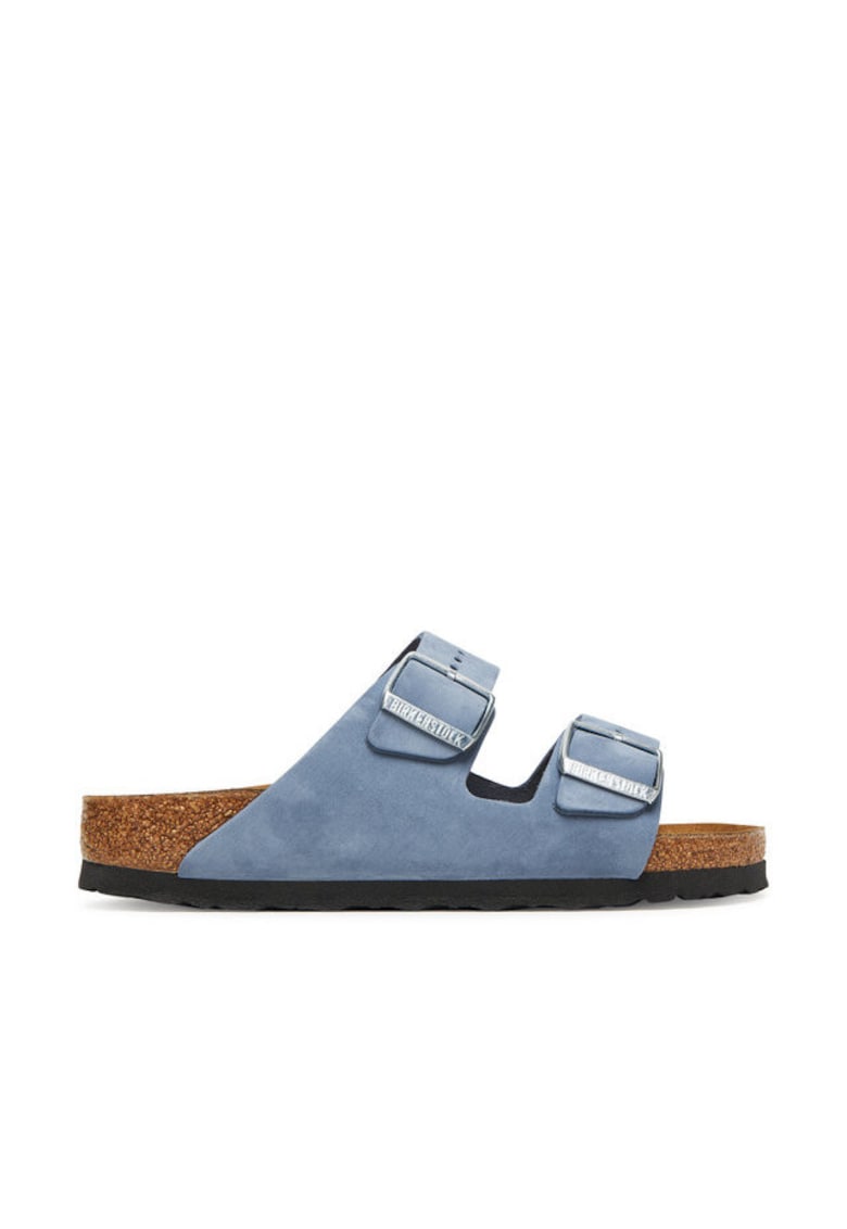 Papuci dama - Arizona - piele naturala - albastru -