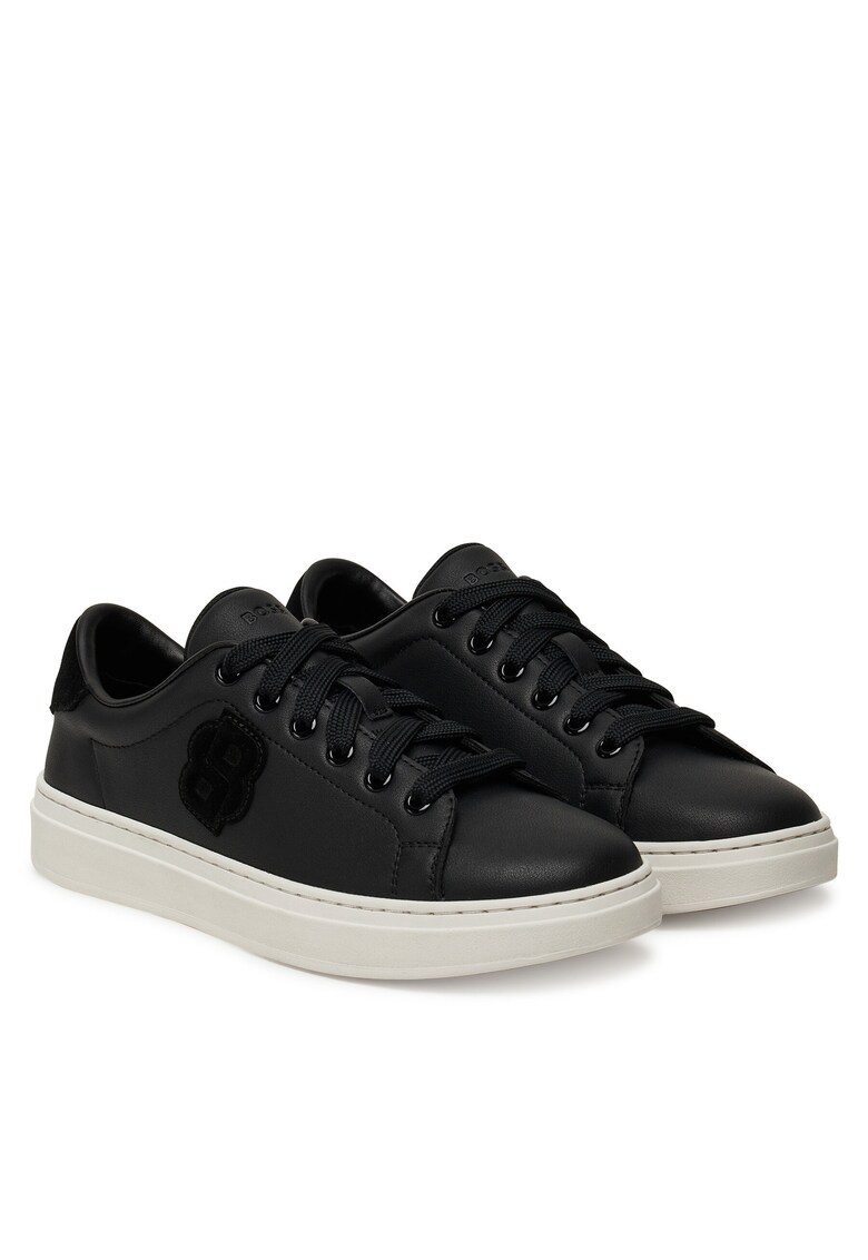 Tenisi dama - 50548277 - piele naturala - negru