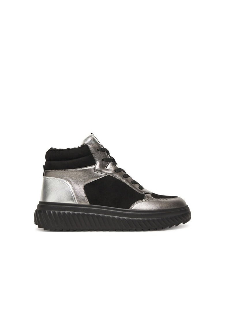 Pantofi sport dama - Negru - piele naturala -