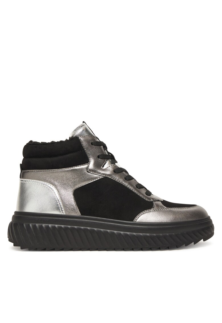 Pantofi sport dama - Negru - piele naturala -