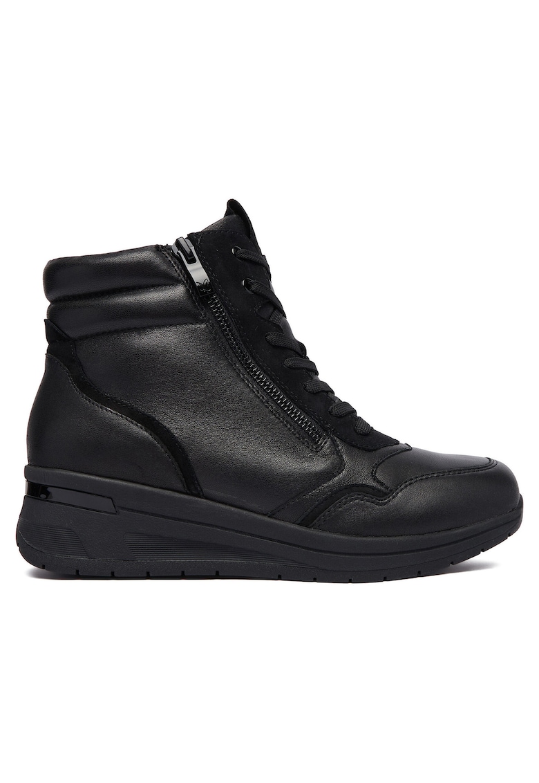Tenisi dama - Co 02F 9-26103-45 - piele naturala - negru